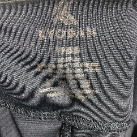 Kyodan Solid Black Crossover Waistband Cut Out Detail Pull On Leggings XS - Picture 5 of 5